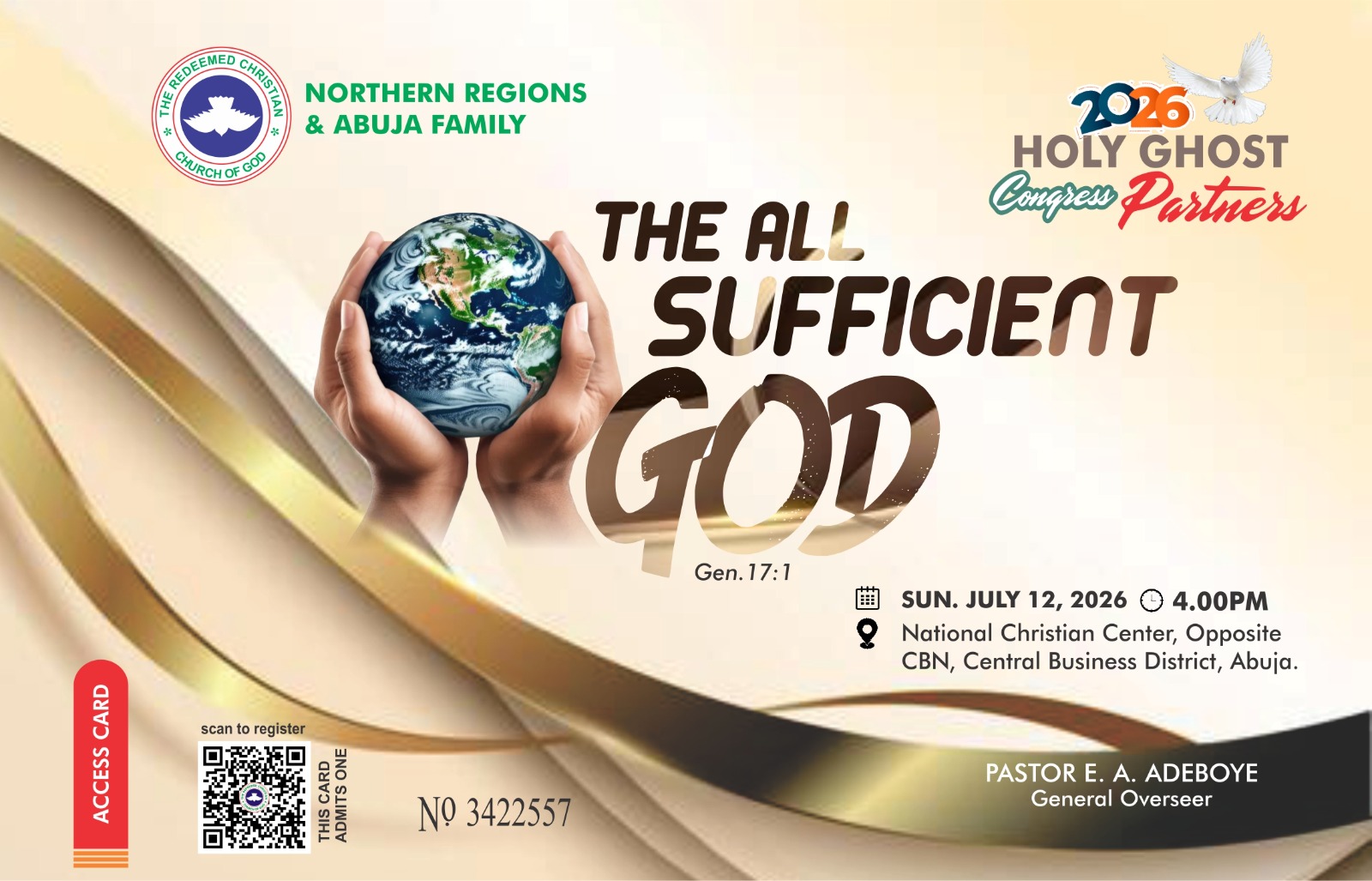 RCCG Day Out Access Card